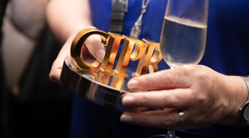 CIPR award trophy 