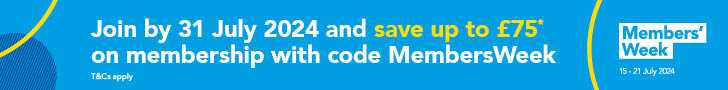 Save up to £75 when join by 31 July with code MembersWeek. Terms apply.